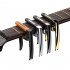 Multi function Guitar Capo 3 in 1 Guitar Capo Metal Capo For Acoustic Electric Guitars Ukulele Mandolin Banjo Black orange