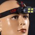 Multi function Mini Led Headlamp Rechargeable Waterproof Cob Headlight Outdoor Night Fishing Light KX211