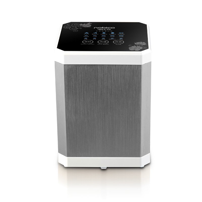 Multi-function Negative Ion Air Purifier Filter Clean Air Desktop Air Cleaner for Home J006 (White + Silver)_150 * 150 * 200mm_U.S. Standard