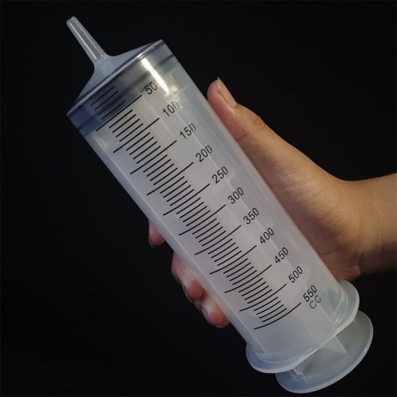 Multi-function Syringe Large Capacity Thick-mouthed Perfusion Function For Feeding Enema Oil Pumping Dispensing 500ml