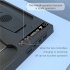 Multi function Vertical Stand With Charging Station Cooling Fan Gamepad  Heat  Dissipation  Charger Compatible For Ps5 Console Gaming Accessory black