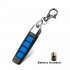 Multi functional 433mhz Wireless  Remote Control Garage Gate Door Opener Remote Control Duplicator Cloning Code Car Key Security Alarm Black shell blue ABCD