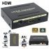 Multi functional Audio Splitter Hdmi compatible To Hdmi compatible audio spdif r l Audio Signal Converter black