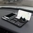 Multi functional Car Dashboard Storage Pad Phone Holder Anti slip Mat Universal Stand Plate For Holder Black