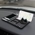 Multi functional Car Dashboard Storage Pad Phone Holder Anti slip Mat Universal Stand Plate For Holder Black