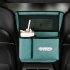 Multi functional Car Net Pocket Handbag Holder Large Capacity Central Control Pet Kids Barrier Water Cup Storage Bag blue