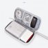 Multi functional Digital Accessories Storage Bag Waterproof Portable Organizers Pouch For Cable U Disk Power Bank pink