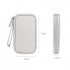 Multi functional Digital Accessories Storage Bag Waterproof Portable Organizers Pouch For Cable U Disk Power Bank pink