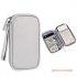 Multi functional Digital Accessories Storage Bag Waterproof Portable Organizers Pouch For Cable U Disk Power Bank pink