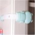 Multi functional Kids Safety Lock Cupboard Fridge Cabinet Prevent Clamp green