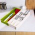 Multi functional Knife Fork Storage  Box Lunch Spoon Organizer Rack Retractable Multi compartment Box Off white