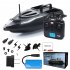 Multi functional RC Bait Boat 500m Remote Control Distance High Power Low Battery Reminder Fishing Boat UK Plug