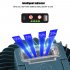Multi functional Tent Fan Rechargeable Camping Lamp Portable Usb Charging Fan Light Outdoor Emergency Lighting Tool blue
