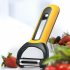 Multi purpose  Peeler 3 In 1 Kitchen Tool Peeler Grater Bottle Opener For Fruit Vegetable Black and yellow