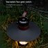 Multifunction Camping Lights USB Charging Tent Lamp LED Flashlight Hanging Lantern Emergency Lights Titanium Color
