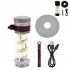 Multifunction Camping Lights USB Charging Tent Lamp LED Flashlight Hanging Lantern Emergency Lights Titanium Color