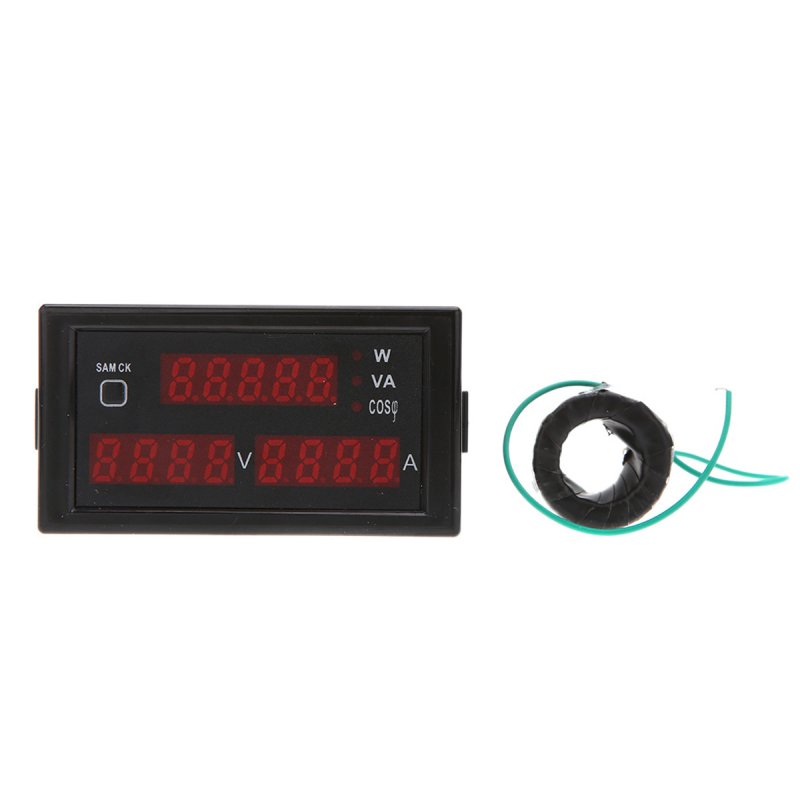 Multifunction Digital AC Voltmeter AC80-300V Red light DL69-2048