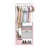 Multifunction Drying Rack Metal Display Stand for Clothing Hat Storage white