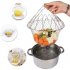 Multifunction Foldable Stainless Steel Kitchen Fry Basket Cooking Tool 23 5X9 5CM