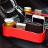 Multifunction Leather Storage Box for Car Seat Side Gap Leather black Main driver 
