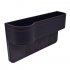 Multifunction Leather Storage Box for Car Seat Side Gap Leather black Main driver 