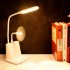 Multifunction Led Desk  Lamp Eye caring Desktop Lamp With Fan For Student Study Pink table lamp   fan