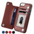 Multifunction Magnetic Leather Wallet Case Card Slot Shockproof Full Protection Cover for iPhone X 7 8 7 8 Plus