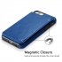 Multifunction Magnetic Leather Wallet Case Card Slot Shockproof Full Protection Cover for iPhone X 7 8 7 8 Plus blueJHSD