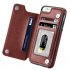 Multifunction Magnetic Leather Wallet Case Card Slot Shockproof Full Protection Cover for iPhone X 7 8 7 8 Plus blueJHSD
