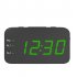 Multifunction Mirror Alarm Clock LED Mirror Snooze Wireless thermometer Table Clock blue