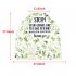 Multifunction Nursing Towel Watercolor Printing Baby Safety Seat Sunshade Windshield Cover Green leaves