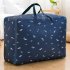 Multifunction Oxford Cloth Storage Bag with Handles for Cabinet Luggage Clothes Organize dark blue fish M 55 33 20cm