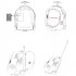 Multifunction Pet Backpack Draw Bar Box for Cats Puppies Travel Walking Outdoor blue