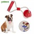 Multifunction Pet Molar Bite Dog Tos Rubber Chew Ball Cleaning Teeth Safe Elasticity Soft Puppy Suction Cup Dog Biting Toy green