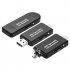 Multifunction Type C Card Reader USB 2 0 OTG Adapter for Samsung LETV Sony HTC black