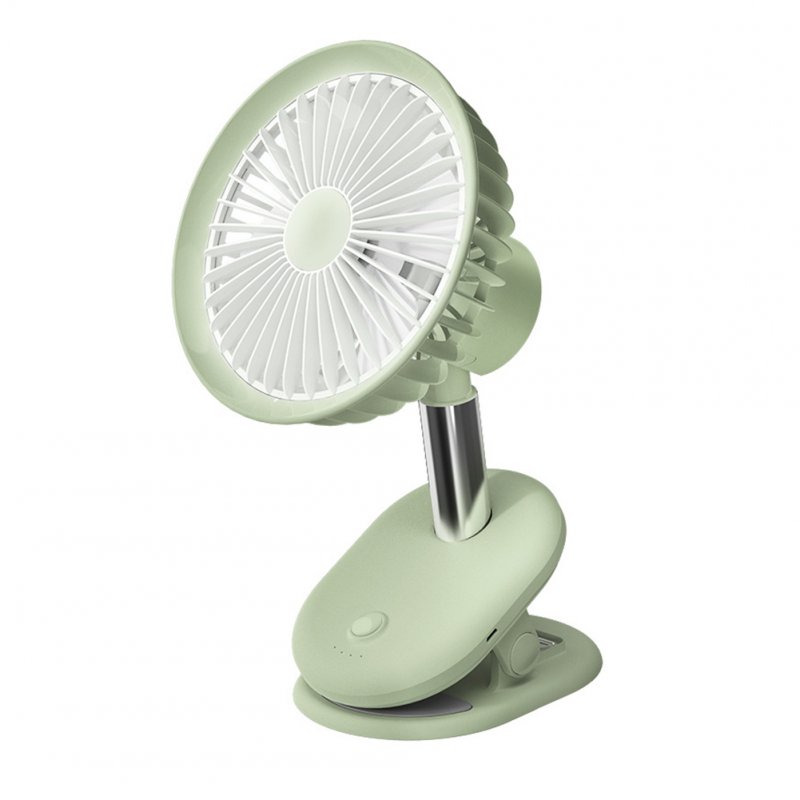 Multifunction USB Desktop Fan Mini Portable Rotation Cooling Fan for Office Household Traveling Car green
