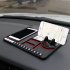 Multifunctional Car Anti Slip Mat Auto Phone Holder Silicone Car Pad Mat black