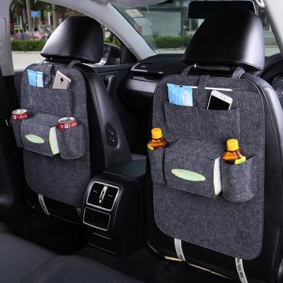 Wholesale Car Back Seat Storage Bag - Dark Gray From China