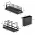 Multifunctional Carbon Steel Dish Drying Rack Set Of 2 Space Saving Plate Organizer Dish Drying Rack Pots Pans Storage Rack Lid Organizer Adjustable Rack For Ki