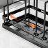 Multifunctional Carbon Steel Dish Drying Rack Set Of 2 Space Saving Plate Organizer Dish Drying Rack Pots Pans Storage Rack Lid Organizer Adjustable Rack For Ki