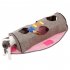 Multifunctional Cat s Nest Tunnel Foldable Fish shaped Pendants Warmth Playing Cat Supplies Pink 105 61 22CM