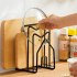 Multifunctional Cutting  Board  Rack Kitchen Tableware Holder Household Organizer white