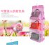 Multifunctional Double sided Bag Storage Hanging Bag Organizer Container Household Decoration rose Red