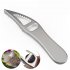 Multifunctional Fish  Skin  Scale  Scraper Peeler Scaler Remover Cleaning Tool Silver