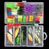 Multifunctional Fishing Lure Fake Bait Artificial Swimbait Fishing Hook Kit 106 pcs set   frog Lure bait set