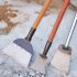 Multifunctional Garden Spade Shovel Heavy Duty High Carbon Steel Flat Shovel Garden Tool For Digging Lawn Edging And Weed Removal multifunctional shovel