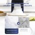 Multifunctional Ice Crusher USB Rechargeable Double Blade Electric Ice Maker Home Mini Ice Shavers Chopper Blue