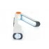 Multifunctional LED lamp with solar panel  hand crank dynamo  radio  built in power bank  USB port and more   Use it as a desk lamp  flashlight and radio