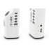 Multifunctional LED lamp with solar panel  hand crank dynamo  radio  built in power bank  USB port and more   Use it as a desk lamp  flashlight and radio