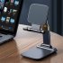 Multifunctional Lazy Phone Holder Aluminum Alloy Desktop Stand Foldable Holder  Lift Tablet Computer Telescopic Desktop Stand black Plastic models